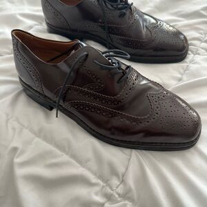 Rockport DresSport Brown Leather Upper Men's Sz 9 Wingtip Oxford Shoes Timeless